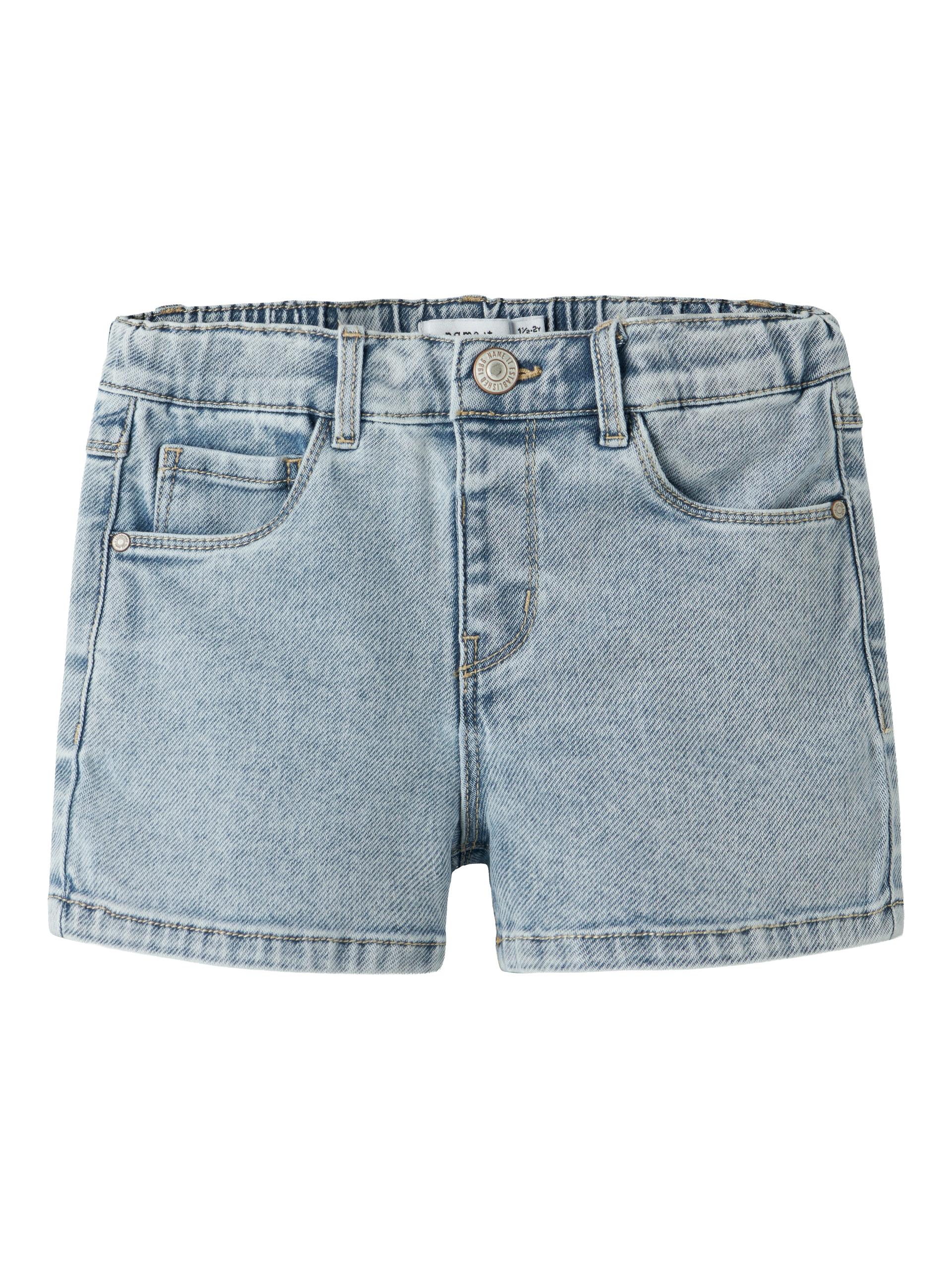 NMFROSE MOM DNM SHORTS 1140-GY 104 Normal geschnitten - Light Blue Denim