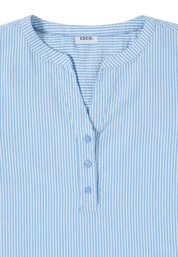Gestreifte Seersucker Bluse