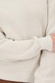 Strickpullover mit Lurex 46 - Almond