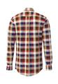 Square Flannel Check, B.D., 1/1 XXL Casual Fit - Garnet Red