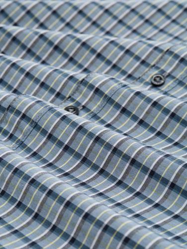 Regular Fit Hemd mit Karomuster M Regular Fit - Mystical Blue Lime Check