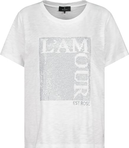 T-Shirt mit Strasssteinen
