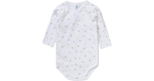 Baby Wickelbody, Organic Cotton weiß Gr. 50