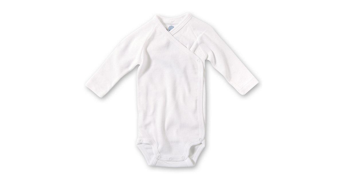 SANETTA Baby Wickelbody, Organic Cotton weiß Gr. 50