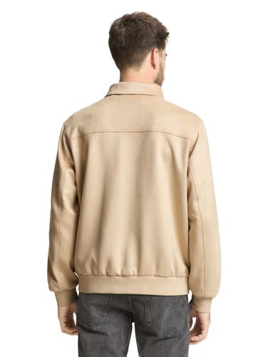Jacke in Wildleder-Optik XL Regular Fit - Cashew Beige