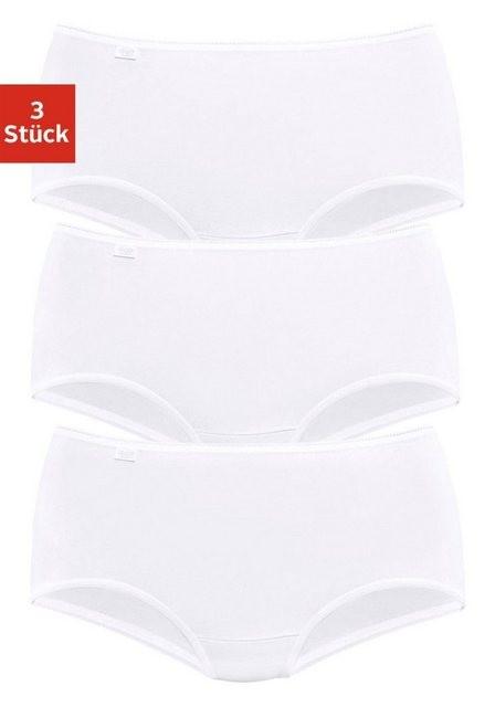 Sloggi Hüftslip »24/7 Cotton« (3 Stück) mit elastischer Mäusezähnchenkante