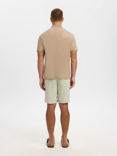 SLHFAVE ZIP SS POLO NOOS