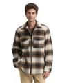 Overshirt mit Karomuster XXL Regular Fit - Brown Blue Check