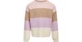 KOGSANDY L/S STRIPE PULLOVER KNT NOOS 158/164 Normal geschnitten - Sepia Rose