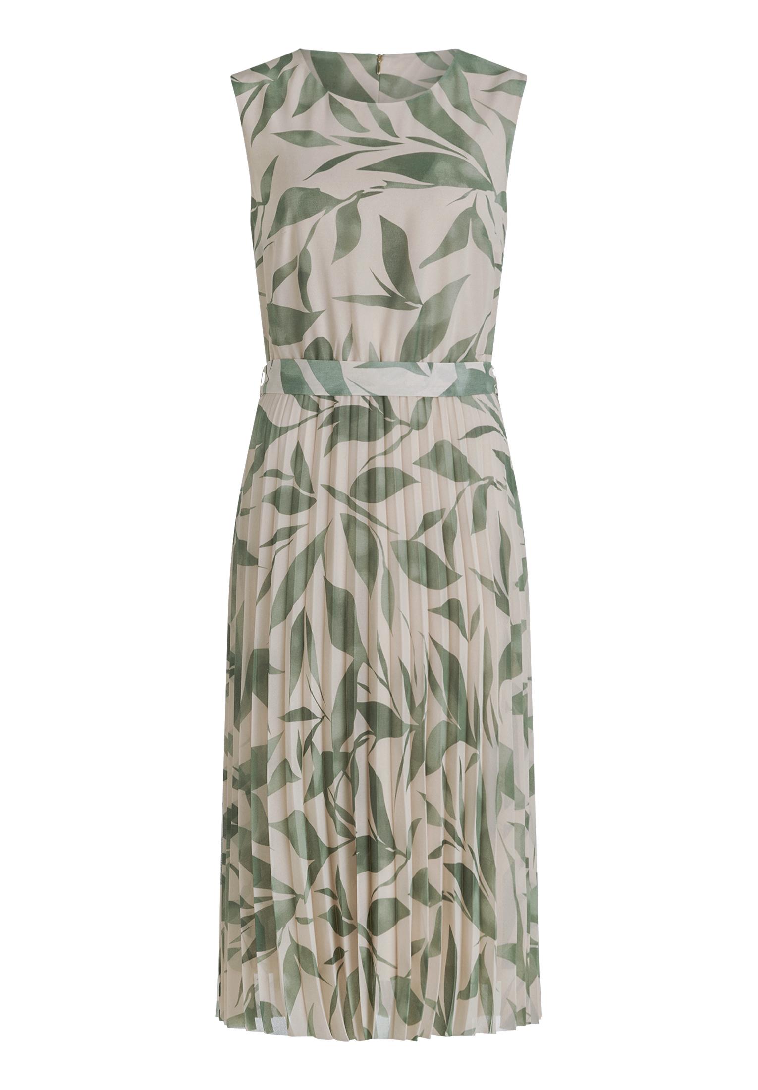 Chiffonkleid 44 Figurumspielend - Nature/Green