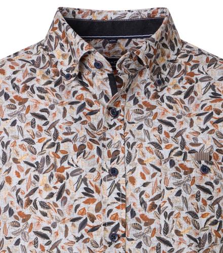 Freizeithemd XXL Casual Fit - Braun