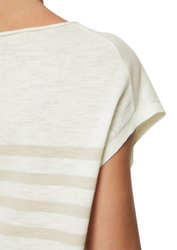 Ärmelloser Feinstrick-Pullover loose XL - Multi/ Linen Beige