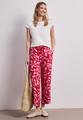 Wide Leg Hose im Loose Fit mit Print