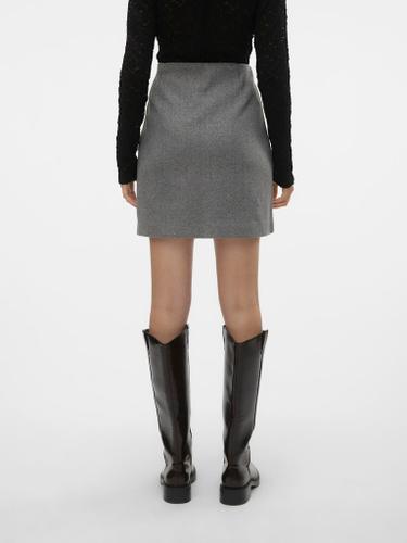 VMFORTUNEALLISON HW SHORT SKIRT GA NOOS M - Medium Grey Melange
