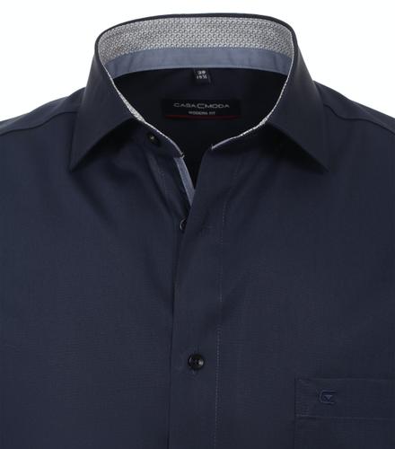 Businesshemd Kurzarm 42 Modern Fit - Blau