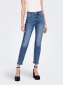 ONLEMILY STRETCH HW ST AK DNM CRO571NOOS 25/32 Gerade geschnitten - Medium Blue Denim