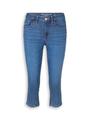 TTLENE SLIM Capri Jeans mit hohem Stretch 27 Slim Fit - Clean Mid Stone Blue Denim
