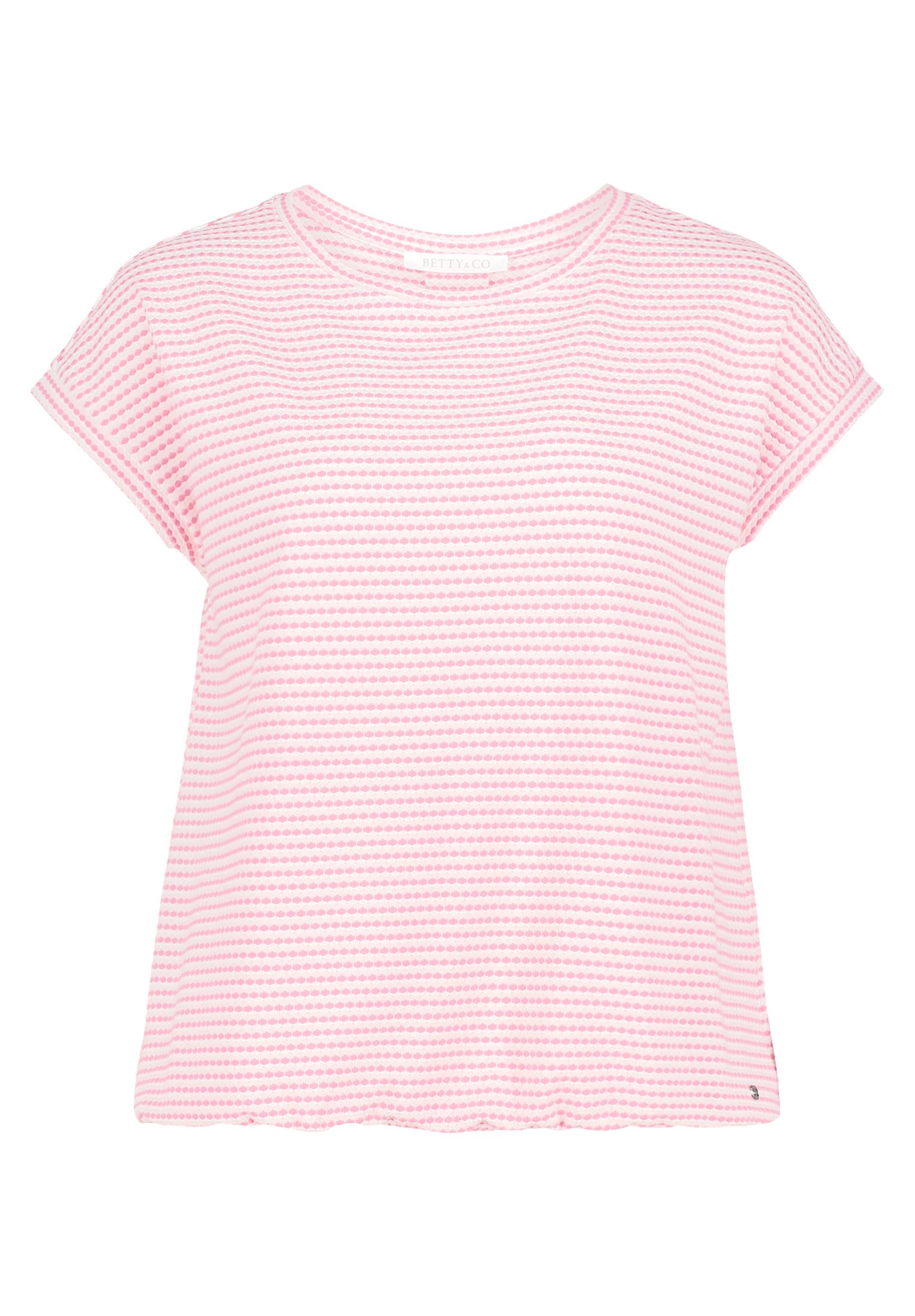 Casual-Shirt XXL Lässig - Pink/Cream