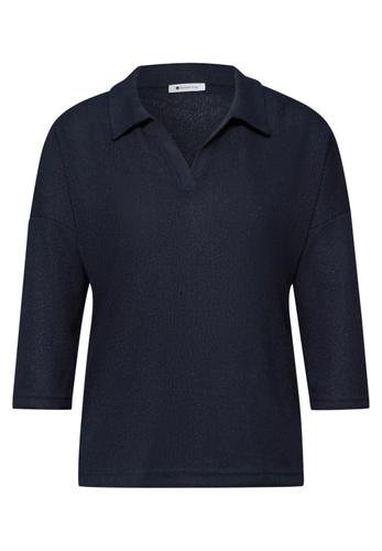 Shirt in Unifarbe