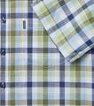 Freizeithemd Kurzarm M Casual Fit - Grün