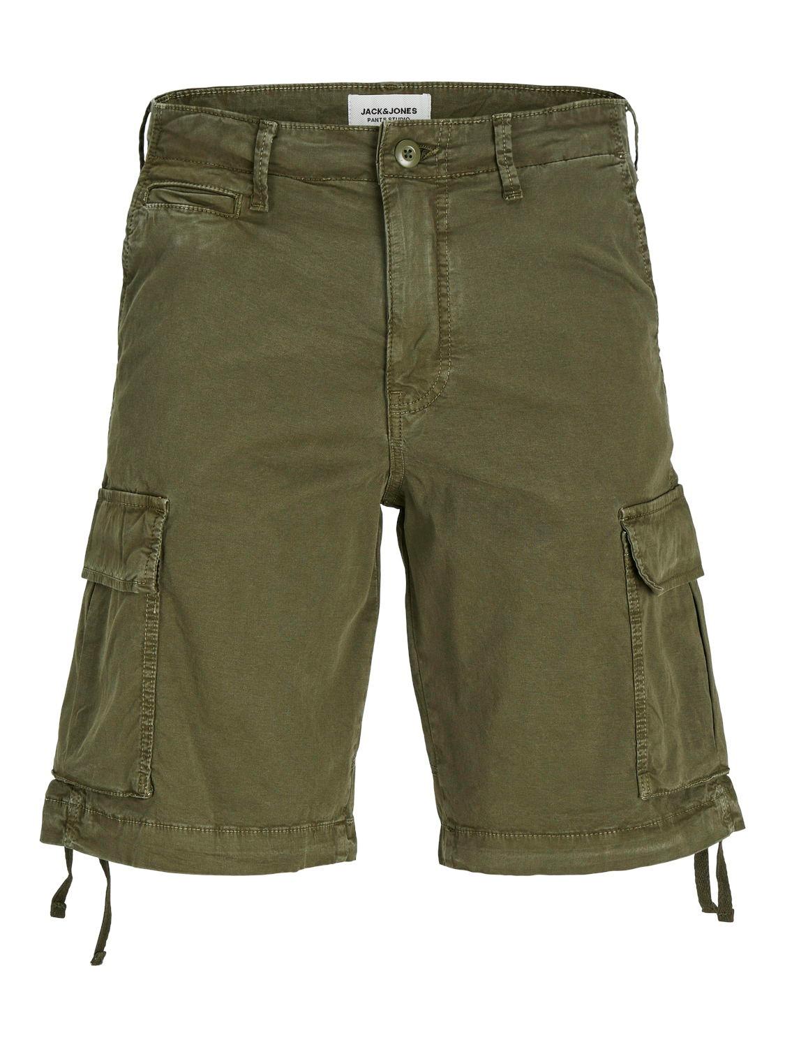Relaxed Fit Shorts - Oliv / S