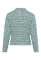 Blazerjacke NOS mit markantem Zipper 40 - Soft Green/paradise Green/ecru/schwarz