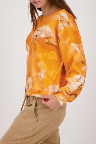 Sweatshirt mit Blumen-Muster