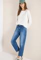 High Waist Barrel Leg Jeans im Loose Fit 34/28 - Mid Blue Wash