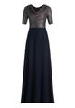 Abendkleid 42 Ausgestellt - Patch Dark Blue/Dark Blue
