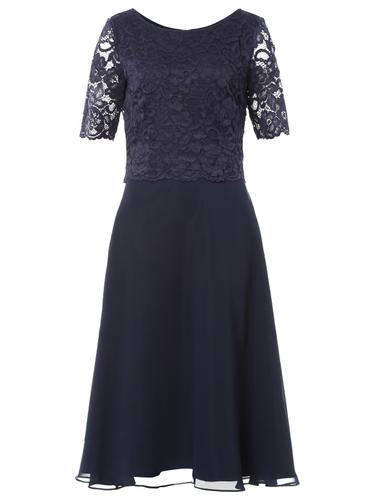 Midikleid mit Spitze
