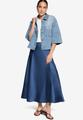 Blazer-Jacke im Jeans-Look