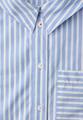 Bluse mit Hemdkragen und  Backprint 42 - Original Blue