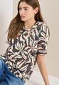 Kurzarm T-Shirt im Ausbrenner-Look