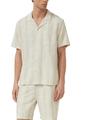 Hemd XL Resort Fit - Weiß|beige