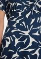 Minikleid  mit Blumenmuster 34 - Blue/cream