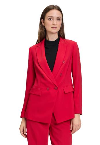 Businessblazer 44 Leicht tailliert - Dunkelrot