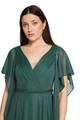 Abendkleid 42 Leicht tailliert - Green/Grey