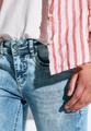 3/4 Jeans mit Glitzer-Detail 29/22 - Medium Blue Random Acid