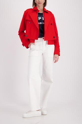 Kurzer Trenchcoat 36 - Chilli Pepper