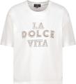 T-Shirt mit Schmuckschrift