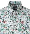 Freizeithemd Kurzarm XL Casual Fit - Grün