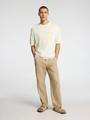 SLHBERG SUN SS KNIT RELAXED TEE L Locker geschnitten - Egret