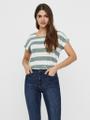 Vero Moda Rundhalsshirt »VMWIDE« im Blockstreifen-Dessin