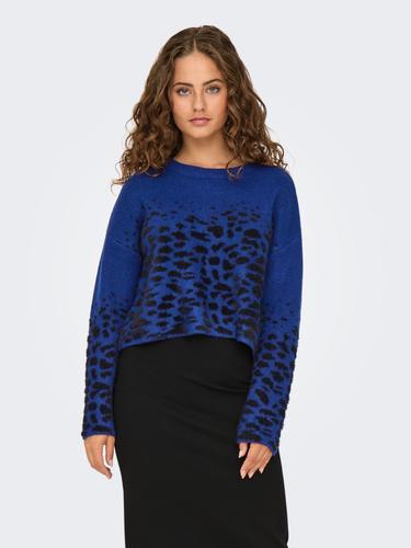 ONLANNI LS SHORT O-NECK JQ KNT M - Sodalite Blue