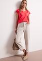 High Waist Barrel Leg Hose im Casual Fit 44/28 - Clay Sand