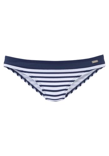 Venice Beach LM exkl. Sport Bikinihose normal 34 - White-navy-s