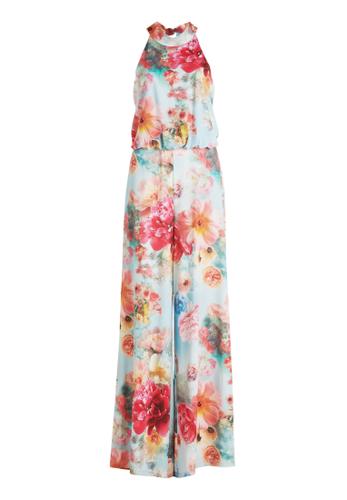 Jumpsuit 34 Figurumspielend - Blue/Rosé