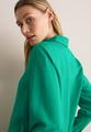 Bluse in Unifarbe L - Aventurine Green