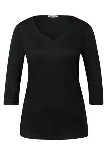 Shirt mit Herzausschnitt
