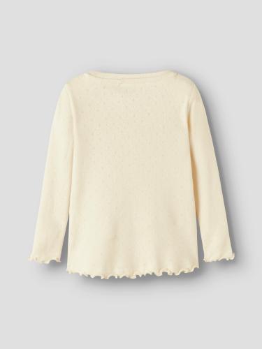 NMFNIMMA LS SLIM TOP PB 110 Slim Fit - Parchment